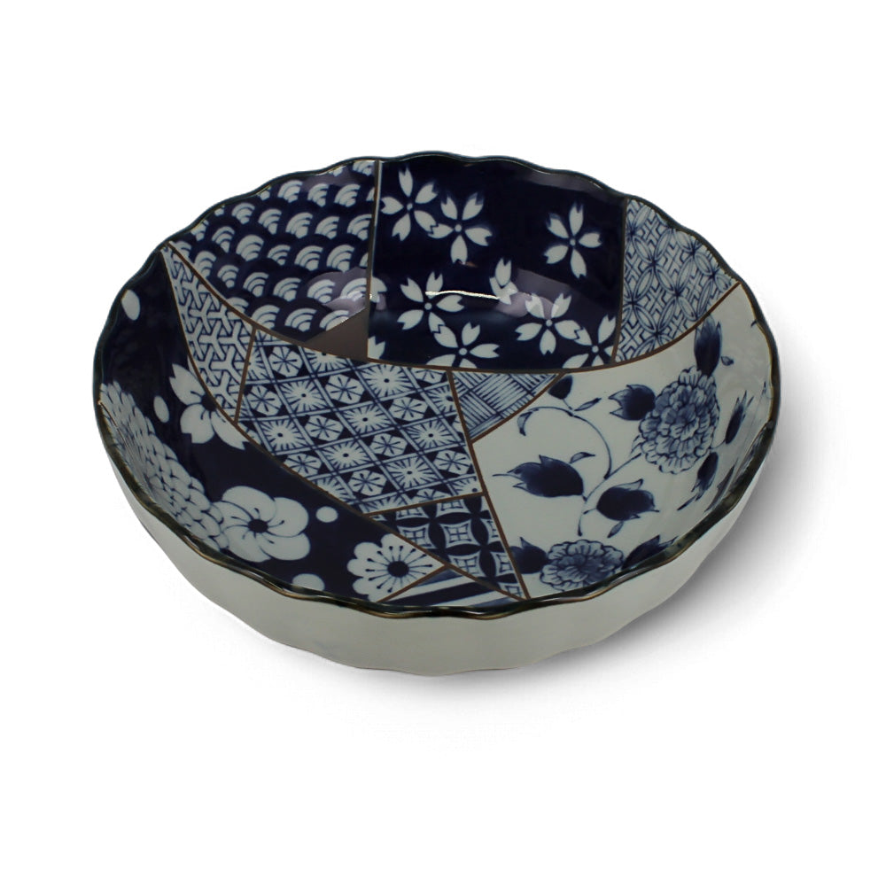 Set aus zwei Patchwork-Salatschüsseln