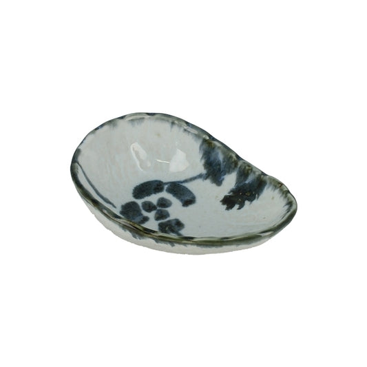 Japanische Keramikschale - Blau und Weiß