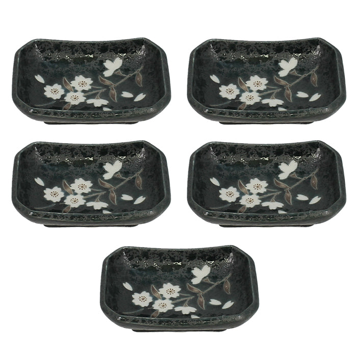 Set mit 5 kleinen japanischen Sakura-Schalen