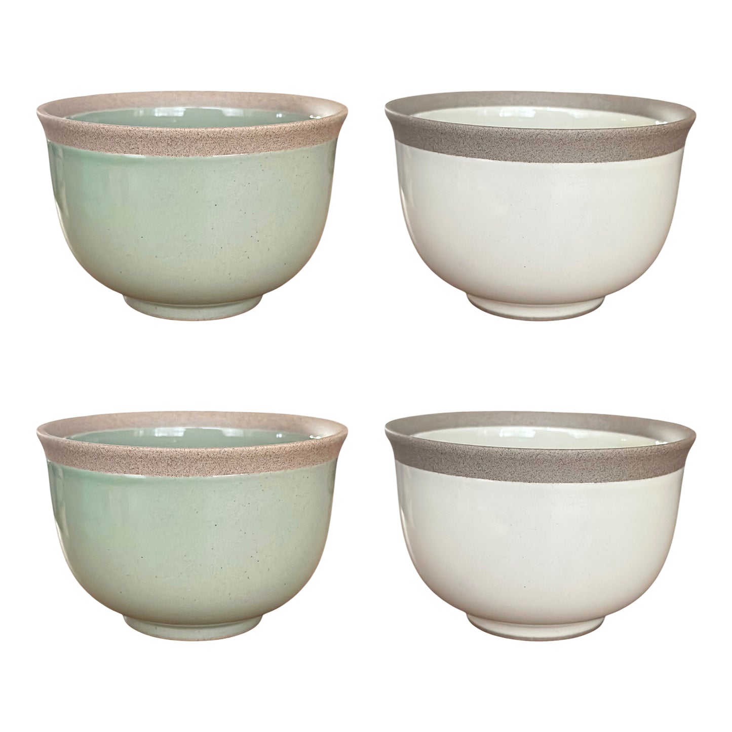 Set de 4 bols pastel japonais