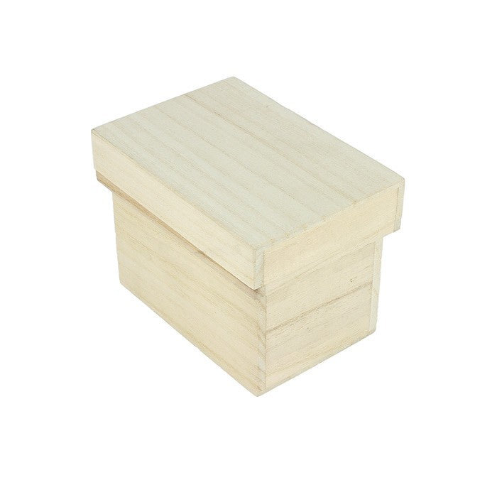 Boîte à thé japonaise Yugen lab en bois clair avec couvercle surélevé pour une conservation optimale