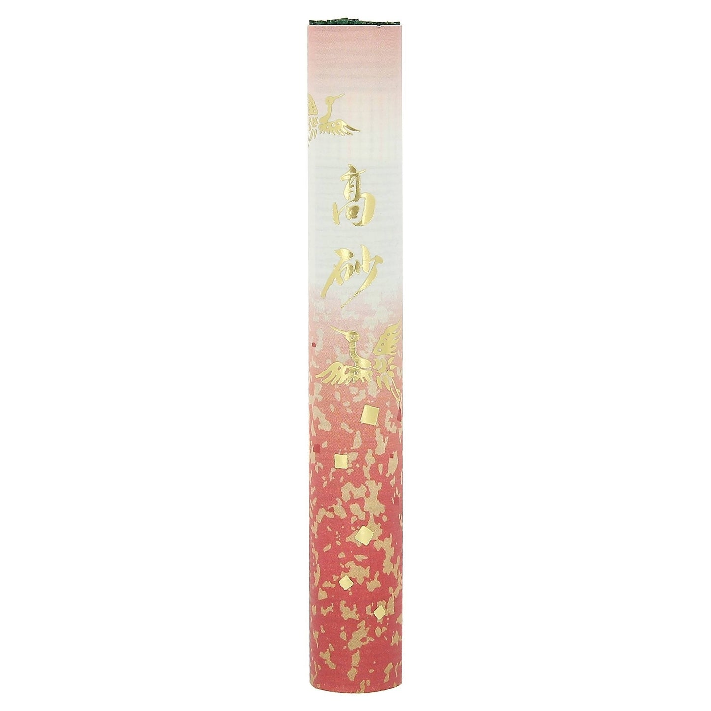 Rouleau d'encens Kyara au bois d'aloès avec emballage rouge et doré.