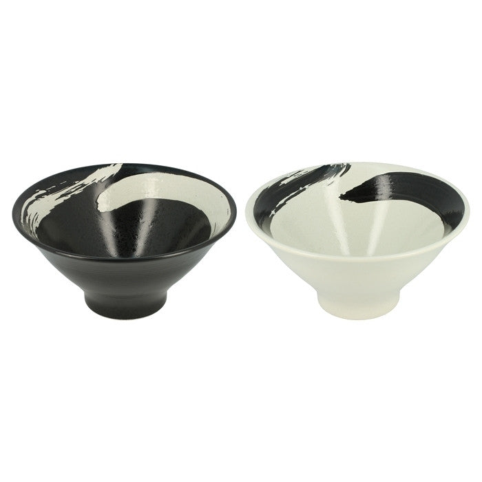 Set of 2 ramen bowls, unique and elegant design