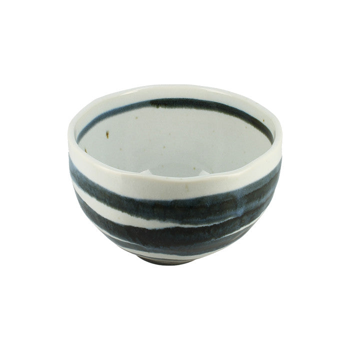 Blue circle single bowl