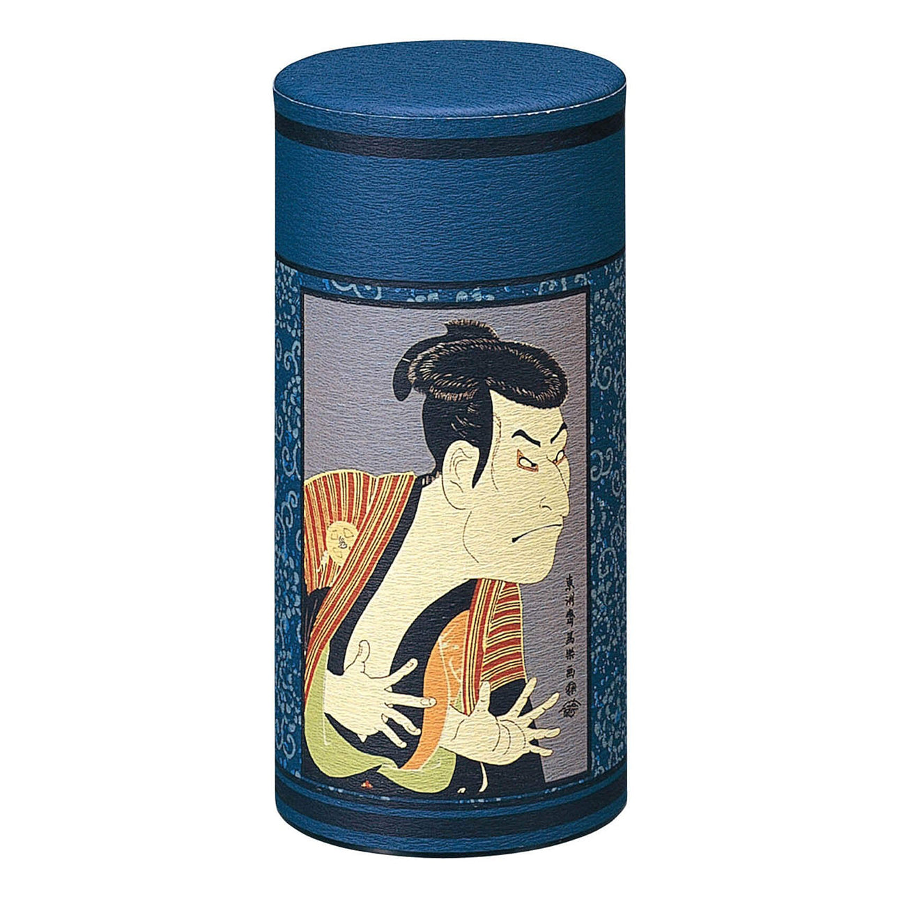 Kabuki tea box with Japanese prints