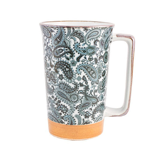 Large arabesque Japanese mug