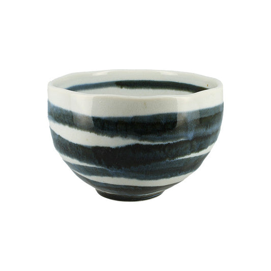 Blue circle single bowl