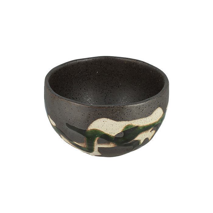 Japanese raw ceramic bowl