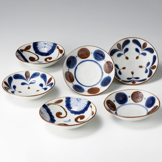 Set of 6 coin bowls