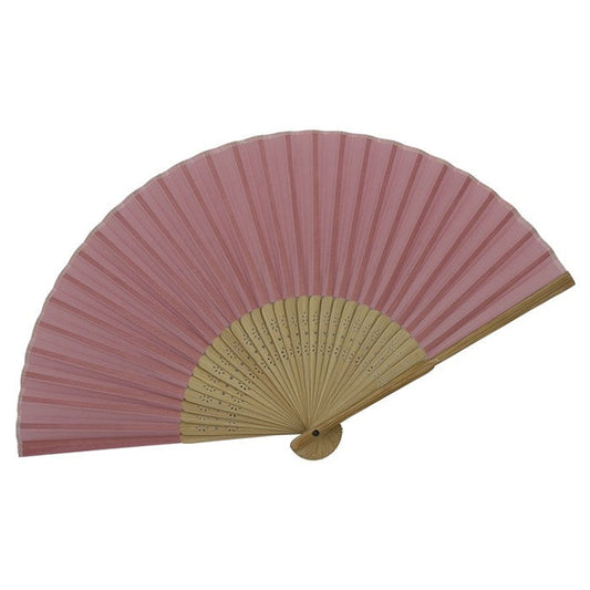 Pink fabric fan