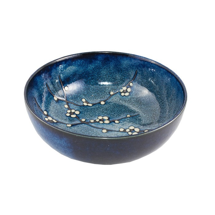 Blue cherry salad bowl