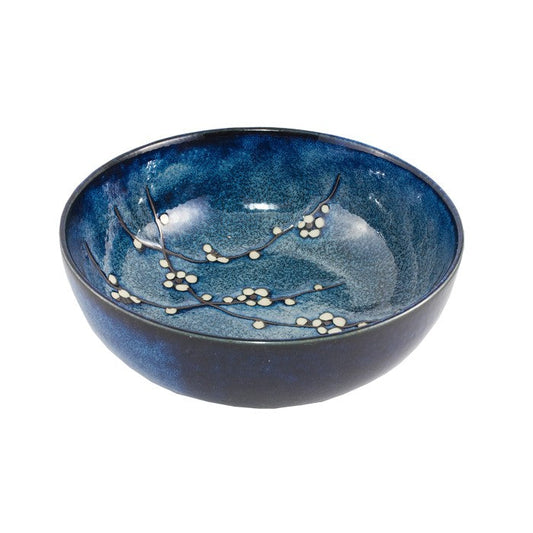 Blue cherry salad bowl