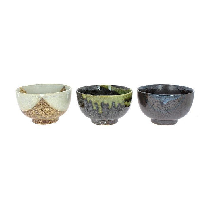 Set mit 3 Donburi-Schalen