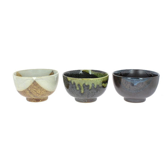 Set mit 3 Donburi-Schalen