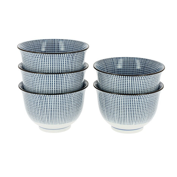 Set of 5 tokusa cups