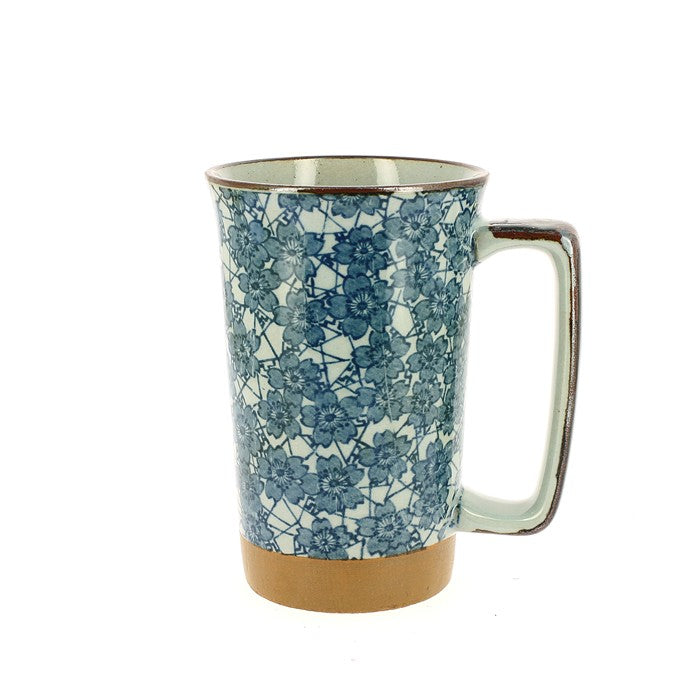 Grand mug Japonais grosse fleurs