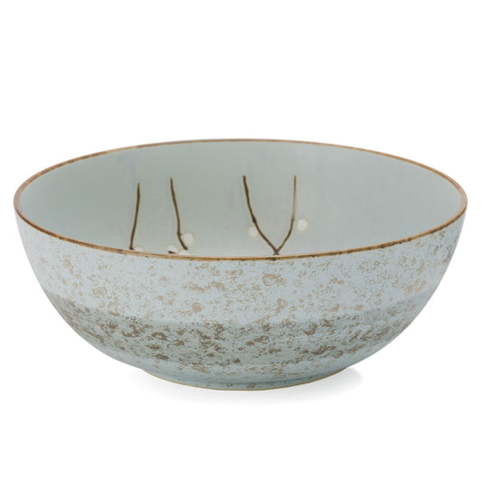 Blue salad bowl