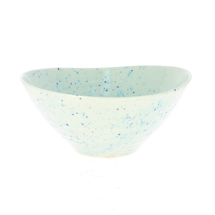 Large white bowl with irregular edge