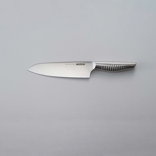 Small Japanese Santoku knife