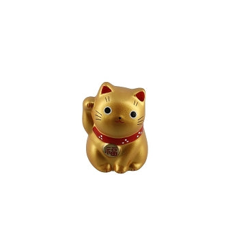 Statuette Maneki Neko or de style japonais.